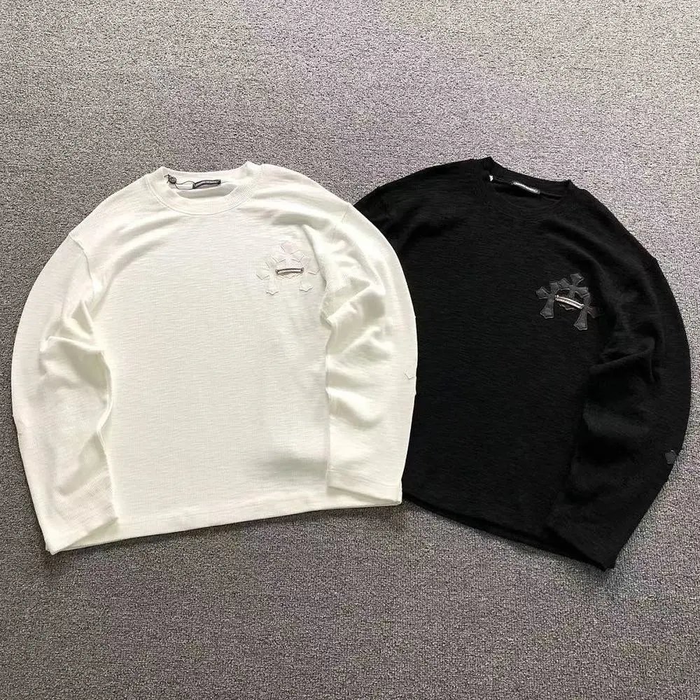 Chrome Hearts cross patch long sleeve sweater — W2CFinds curated find