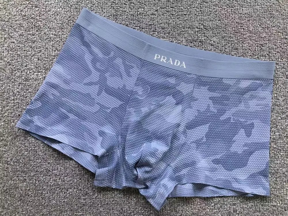 Prada Underwear Men's textured camouflage boxer briefs image 3