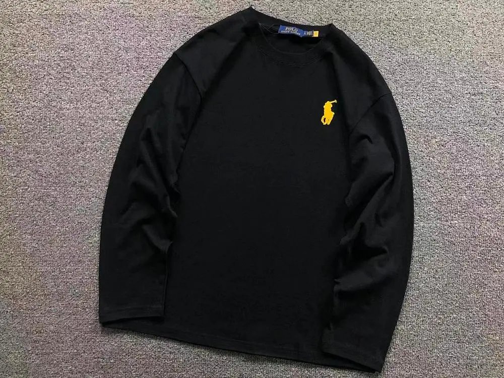 Polo Ralph Lauren T-Shirts Long-sleeve crewneck T-shirt with embroidered pony logo image 9