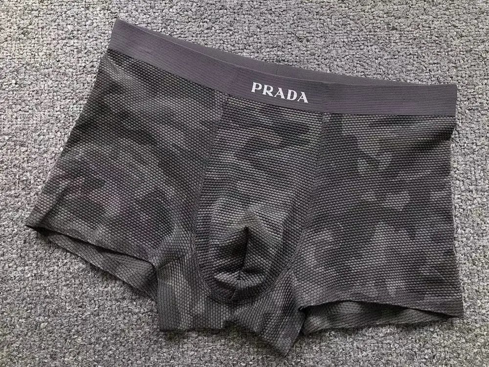 Prada Underwear Men's textured camouflage boxer briefs image 2