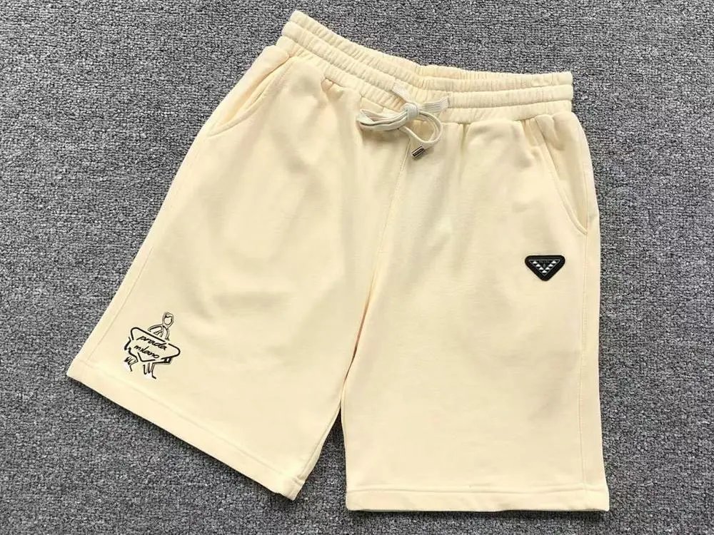 Prada Shorts Drawstring sweat with triangle logo patch image 2