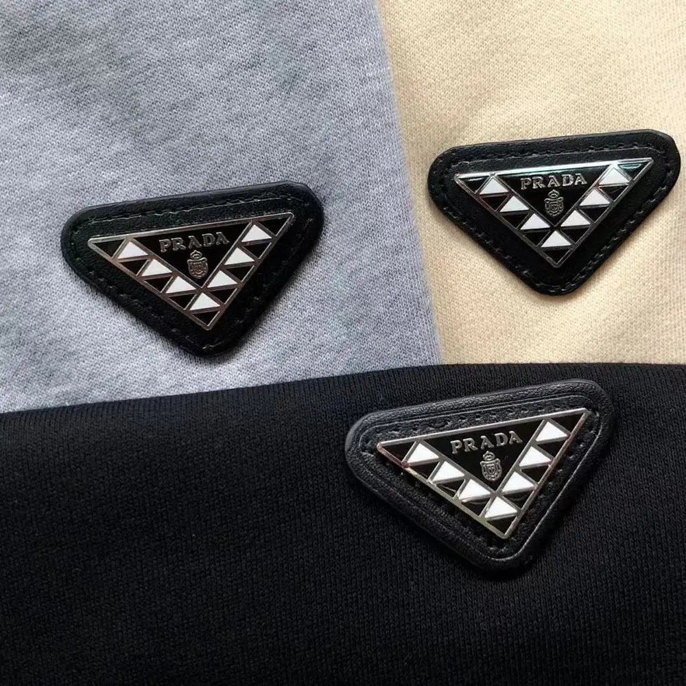 Prada Shorts Drawstring sweat with triangle logo patch image 6