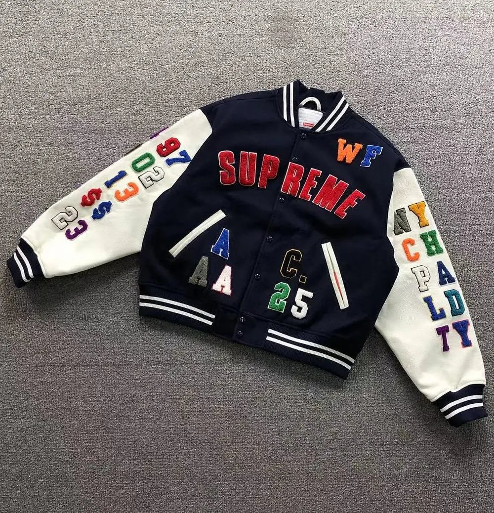 Supreme varsity jacket — W2CFinds curated find