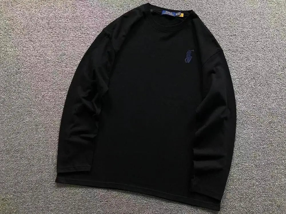 Polo Ralph Lauren T-Shirts Long-sleeve crewneck T-shirt with embroidered pony logo image 13