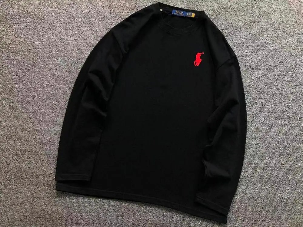 Polo Ralph Lauren T-Shirts Long-sleeve crewneck T-shirt with embroidered pony logo image 11