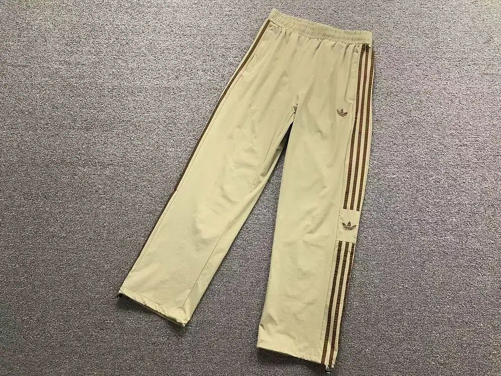 Adidas Trousers Three-Stripe Trefoil Track Pants image 3