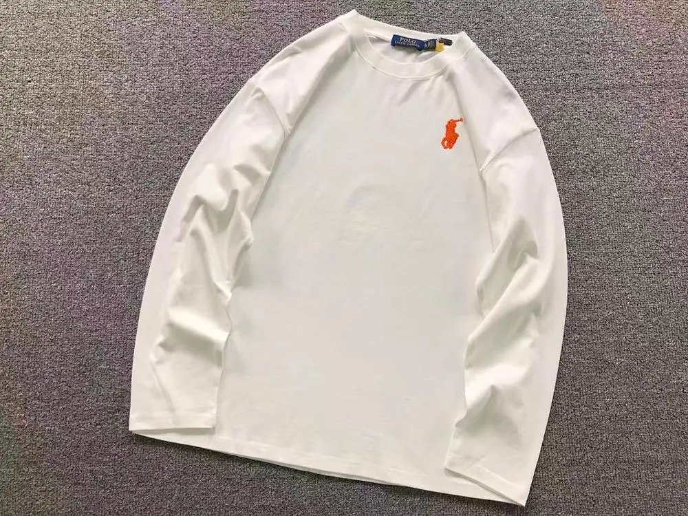 Polo Ralph Lauren T-Shirts Long-sleeve crewneck T-shirt with embroidered pony logo image 2