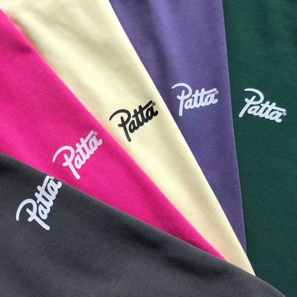 Patta T-Shirts Crew-neck short-sleeve logo T-shirt image 7