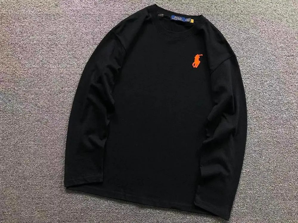 Polo Ralph Lauren T-Shirts Long-sleeve crewneck T-shirt with embroidered pony logo image 10
