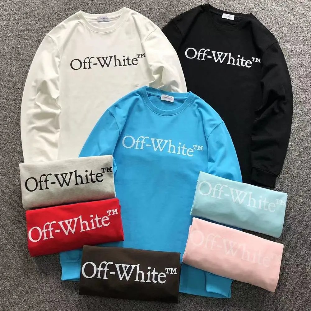 Off-White logo long sleeve tee — W2CFinds curated find