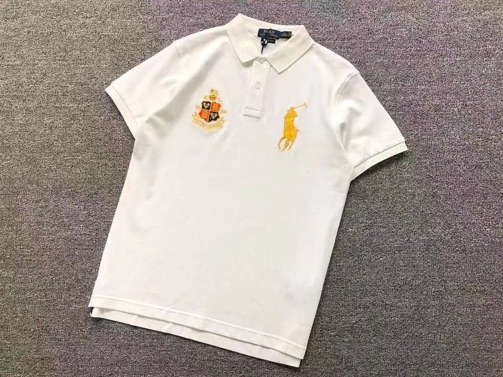 Polo Ralph Lauren Shirts Short-Sleeve Shirt with Embroidered Crest and Pony image 2