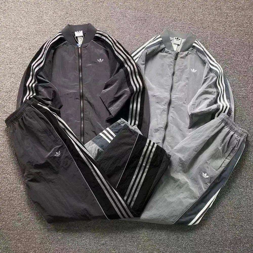 Adidas trefoil three stripes track suit set — W2CFinds curated find