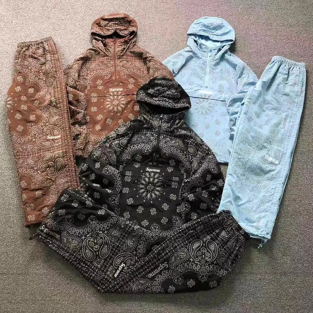 Supreme bandana print track suit/Set — W2CFinds curated find