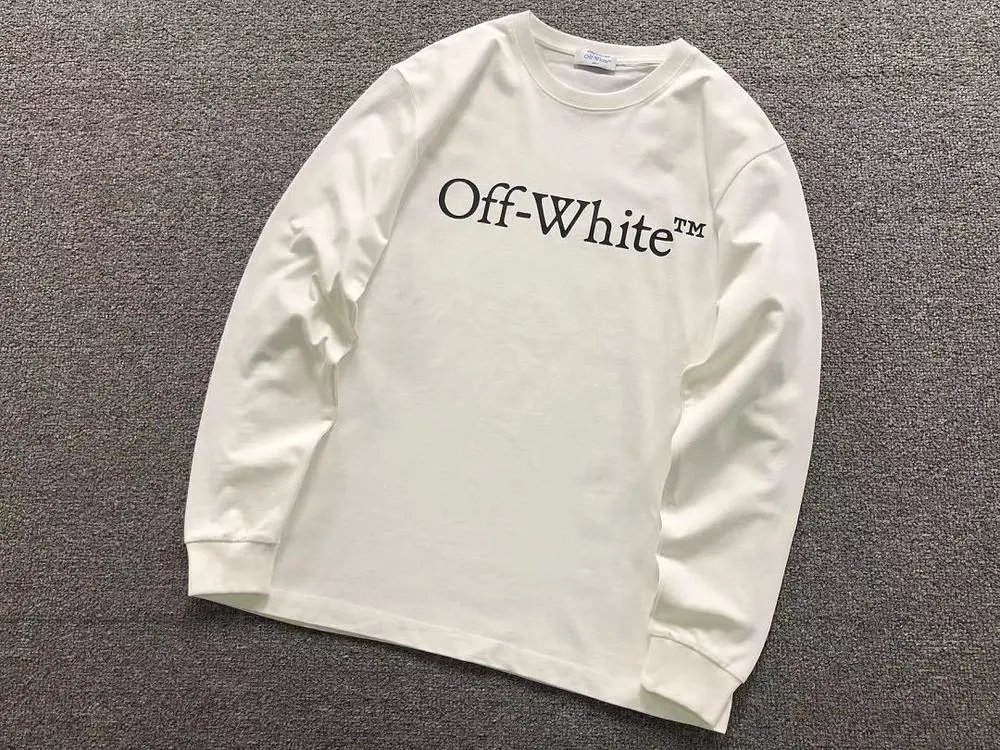 Off-White Hoodies & Sweatshirts Logo Print Crewneck Sweatshirt image 3