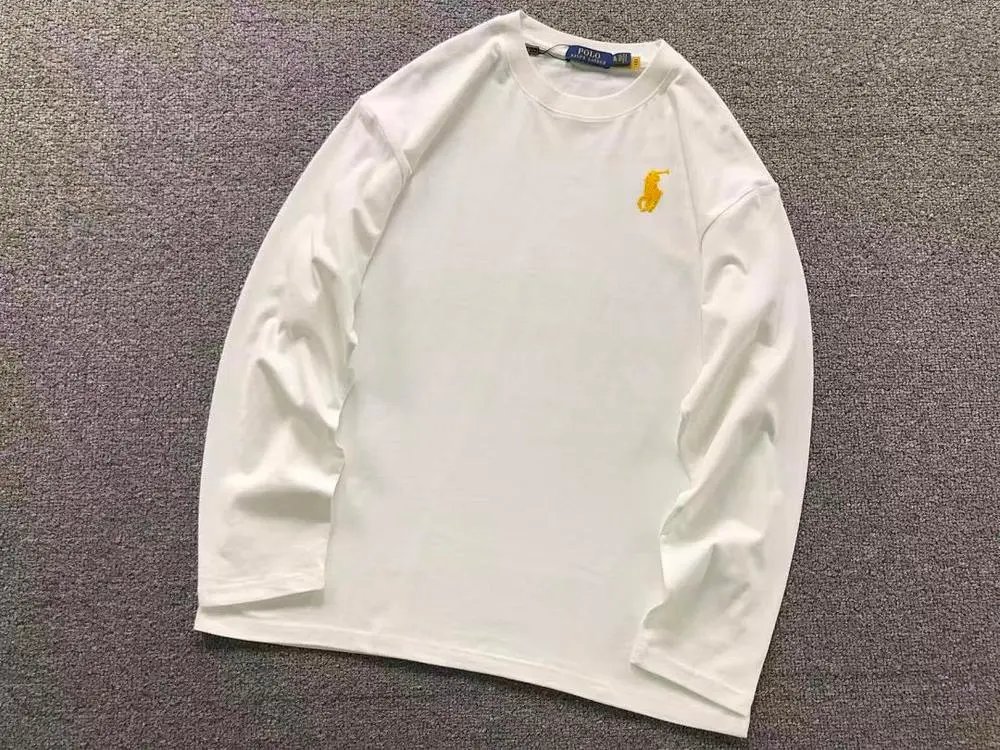 Polo Ralph Lauren T-Shirts Long-sleeve crewneck T-shirt with embroidered pony logo image 6