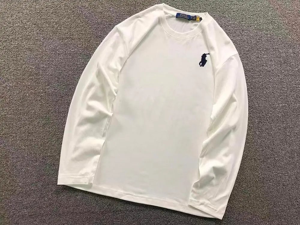 Polo Ralph Lauren T-Shirts Long-sleeve crewneck T-shirt with embroidered pony logo image 14