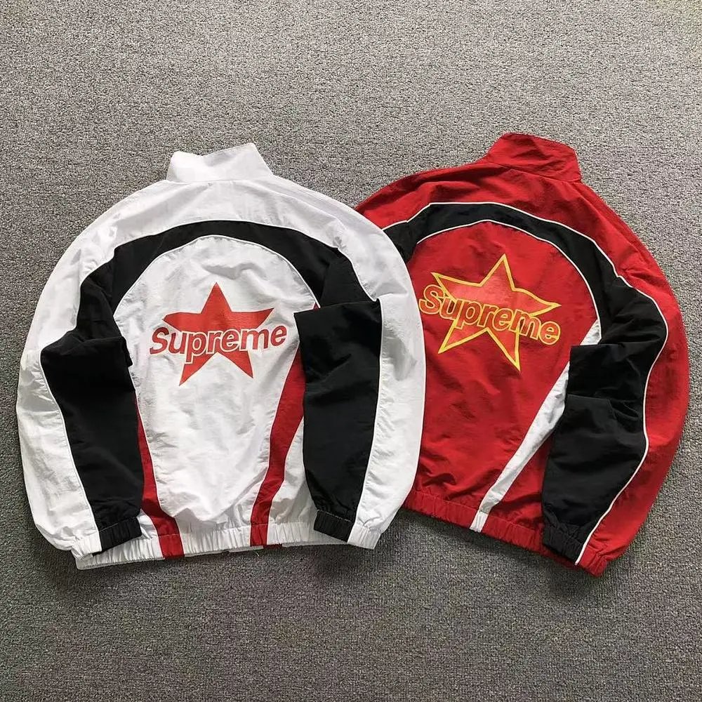 Supreme star print windbreaker jacket — W2CFinds curated find
