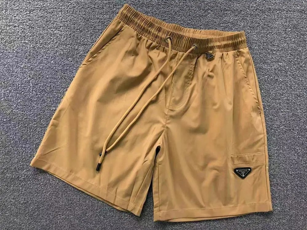 Prada Shorts Drawstring nylon with triangle logo patch image 3