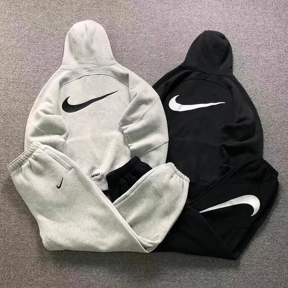 Nike big swoosh hoodie and sweatpants suit/set — W2CFinds curated find