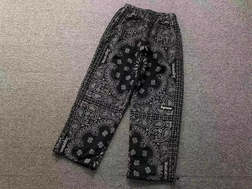 Supreme Jackets Hooded half-zip paisley print pullover jacket image 6