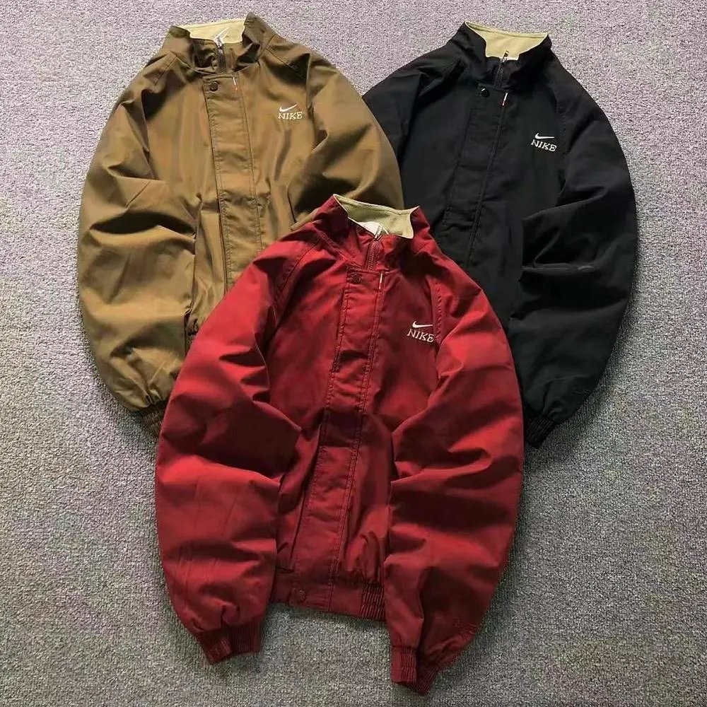 Nike stand collar bomber jacket — W2CFinds curated find