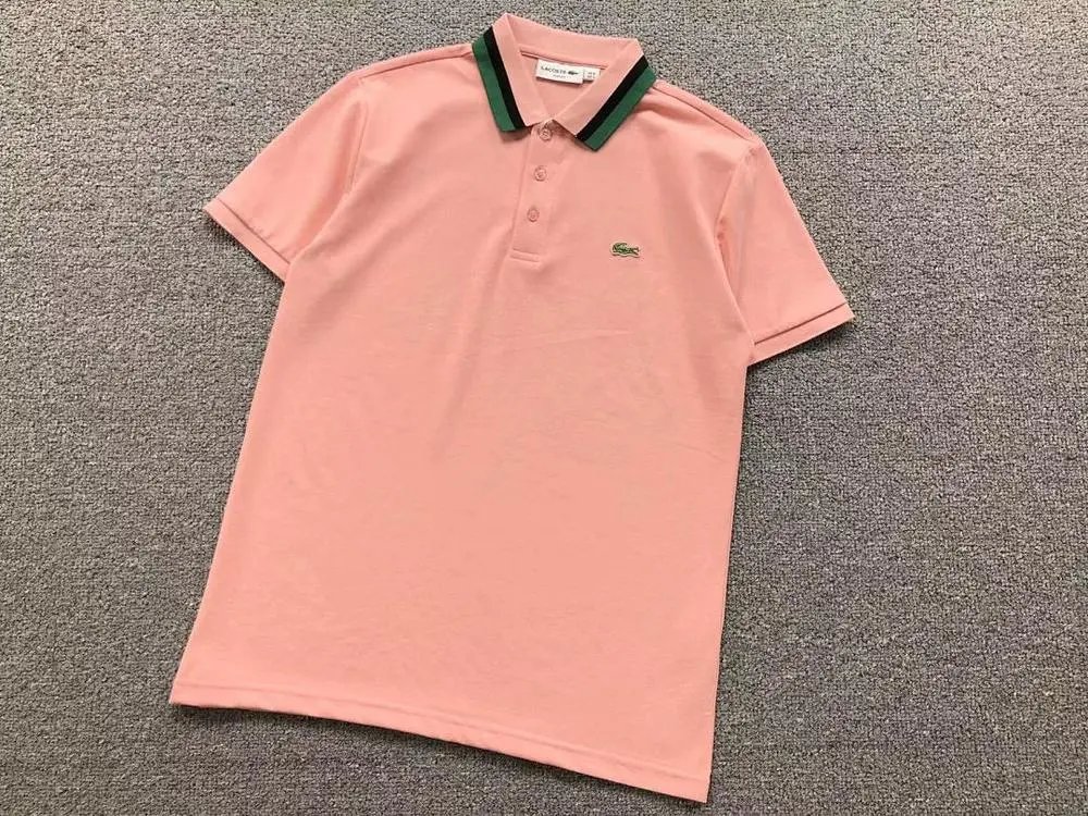 Lacoste T-Shirts Short-Sleeve Polo Shirt with Contrast-Tipped Collar — Style 2