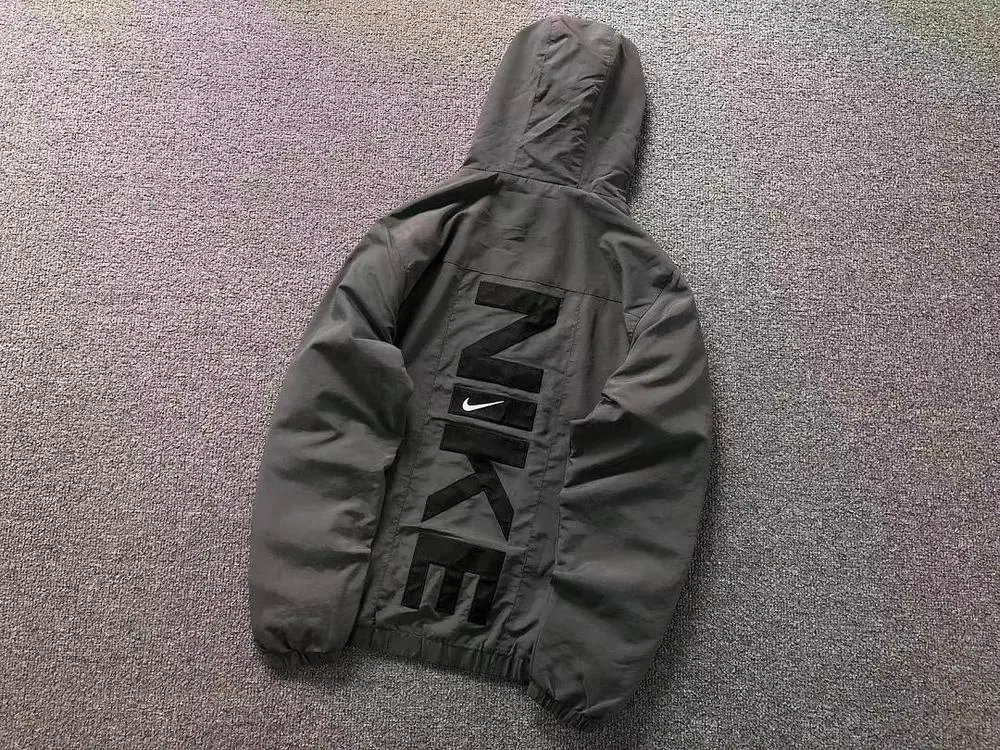 Nike Jackets Hooded padded jacket with oversized back logo image 3