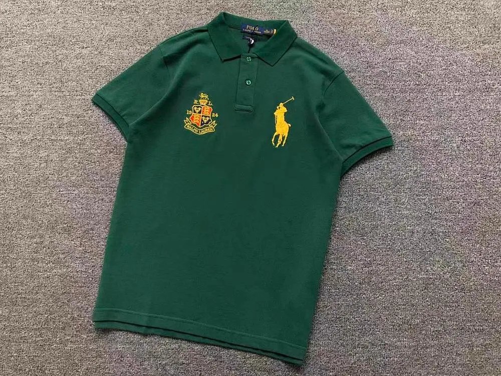 Polo Ralph Lauren Shirts Short-Sleeve Shirt with Embroidered Crest and Pony image 4