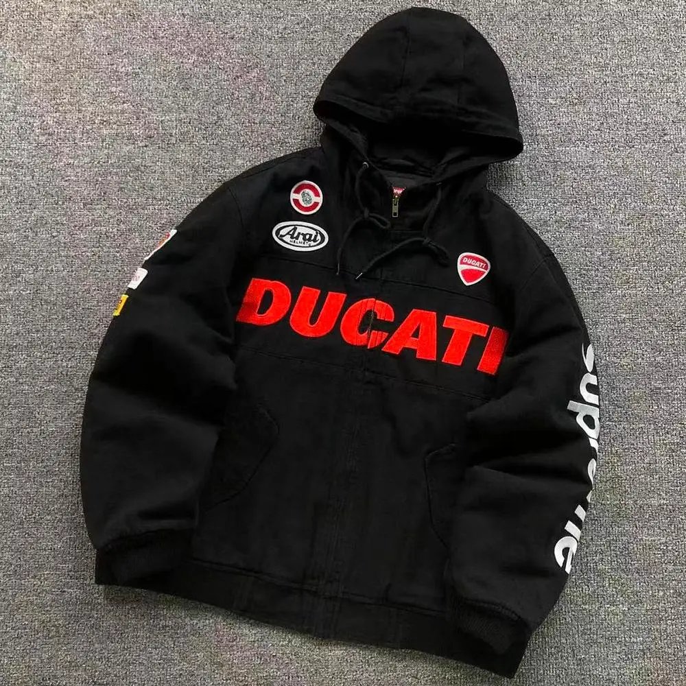 Supreme x Ducati patch hooded jacket — W2CFinds curated find