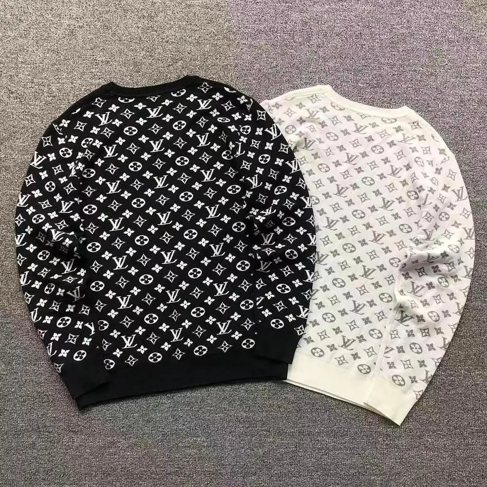 Louis Vuitton all over monogram crew neck sweater