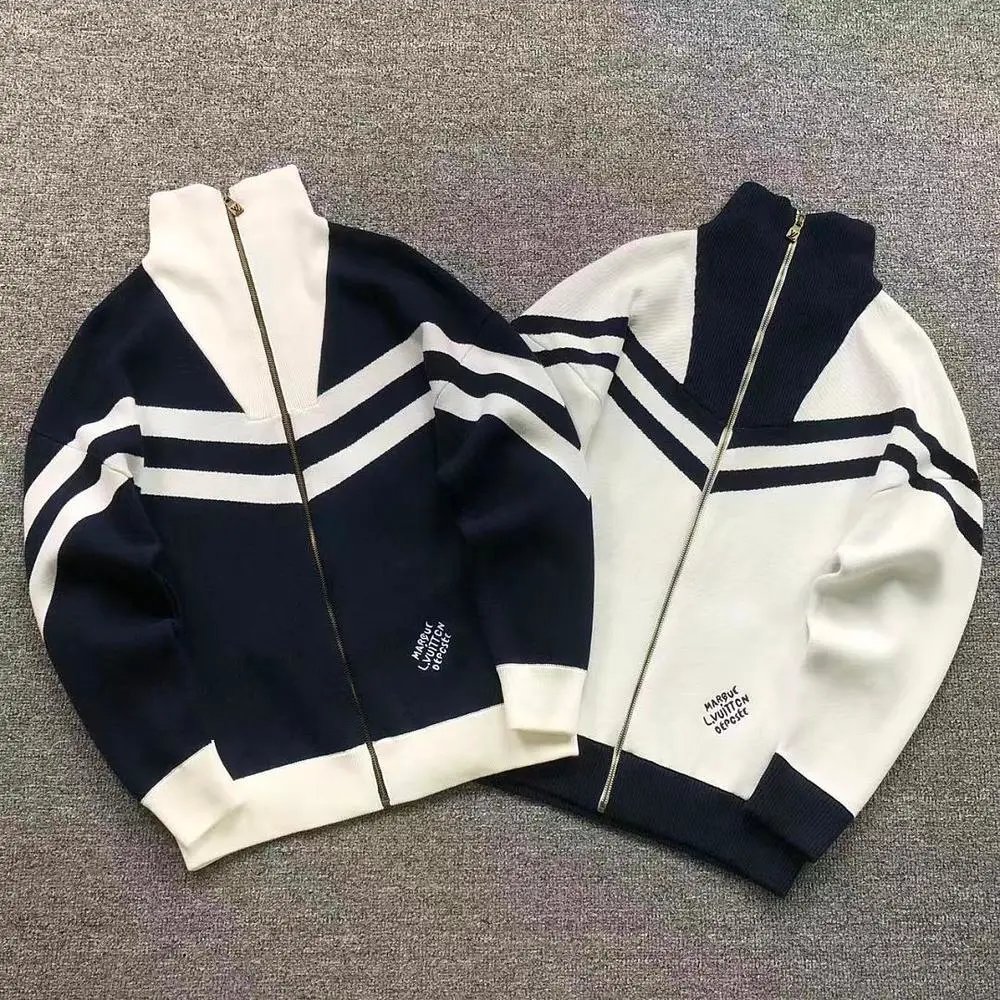 Louis Vuitton color block zip sweater — W2CFinds curated find