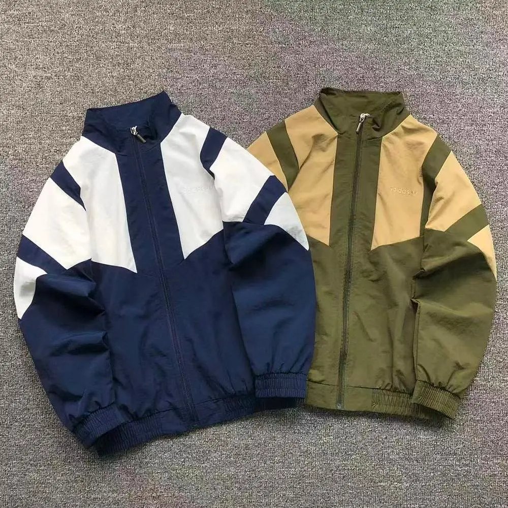 Adidas color block stand collar windbreaker jacket — W2CFinds curated find