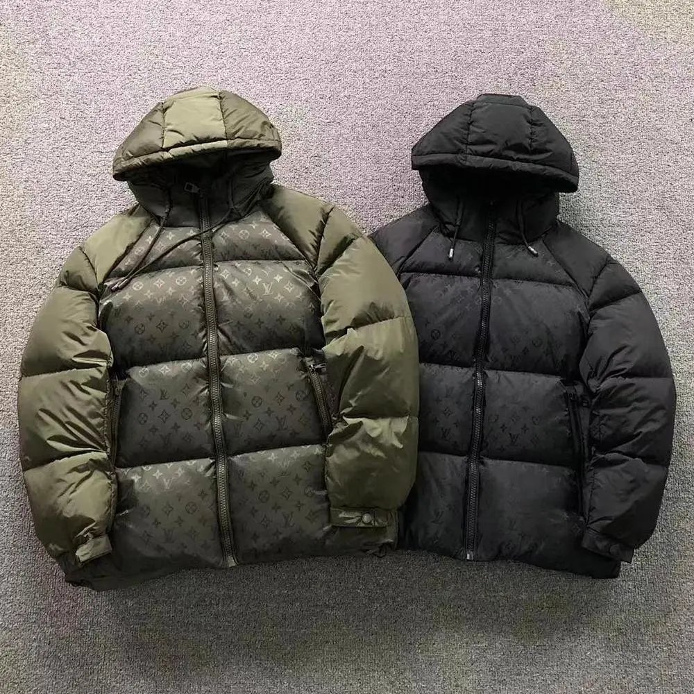 Louis Vuitton monogram hooded down jacket — W2CFinds curated find