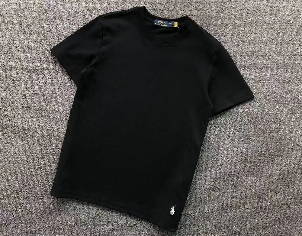 Polo Ralph Lauren T-Shirts Crew Neck T-Shirt with Embroidered Pony Logo image 2