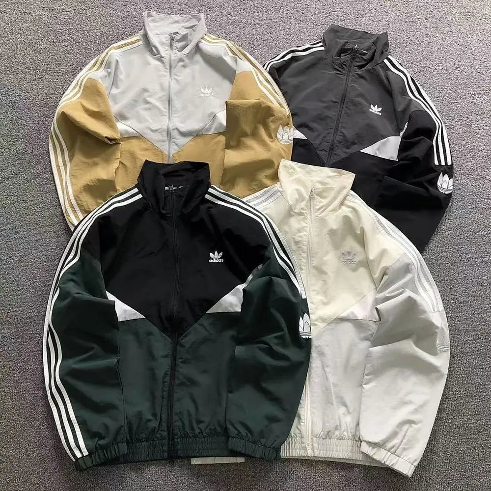 Adidas trefoil color block windbreaker jacket — W2CFinds curated find