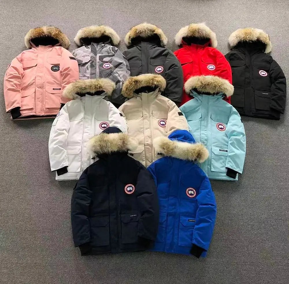Canada Goose fur hood parka down jacket — W2CFinds curated find