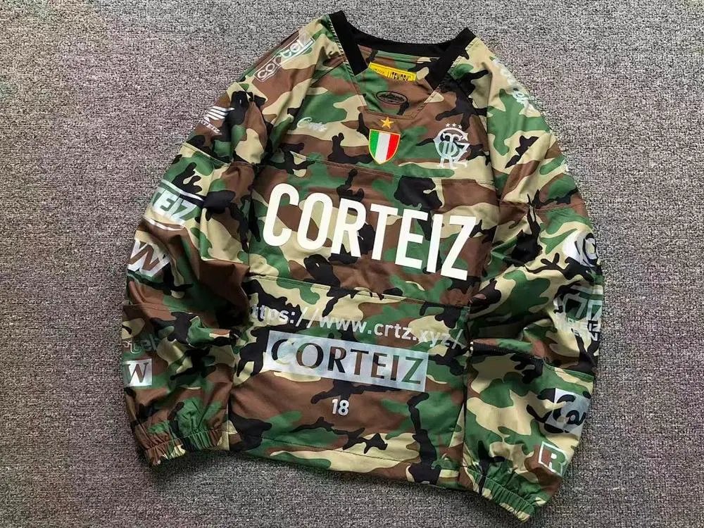 Corteiz Jackets Logo-Print Pullover Sports Jacket image 4