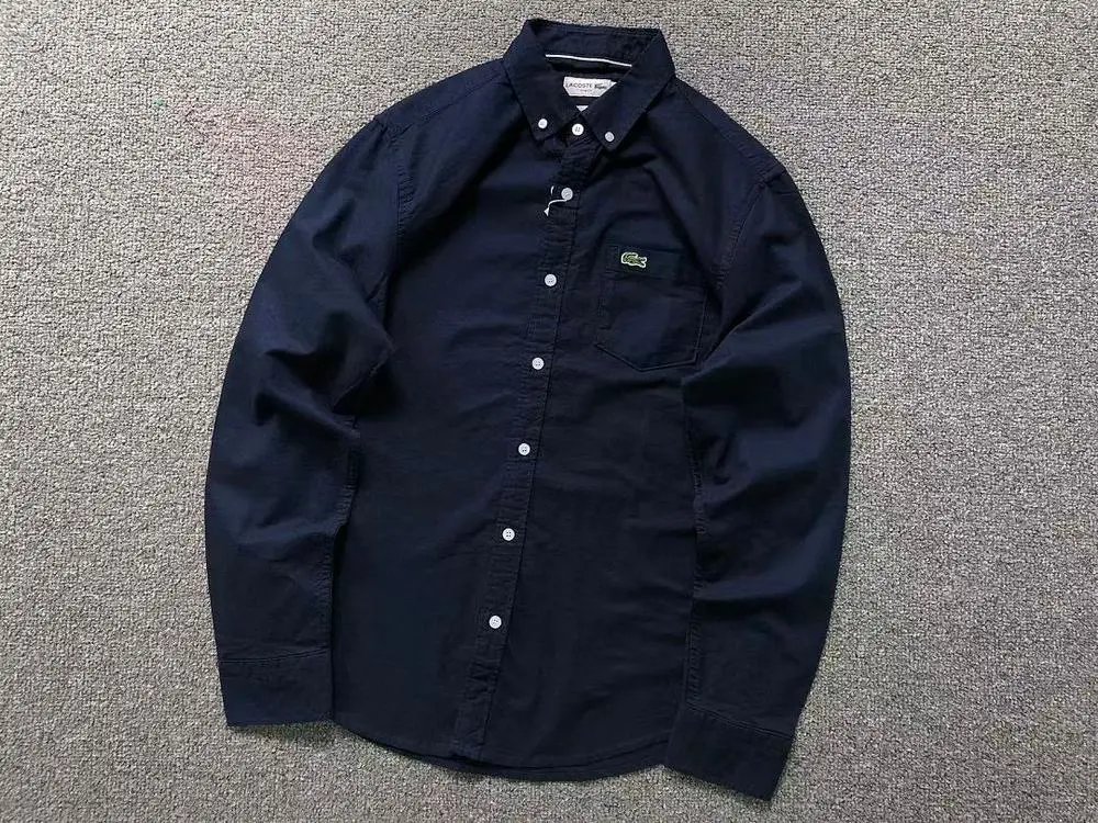 Lacoste Shirts Long-Sleeve Button-Down Shirt with Chest Pocket image 6