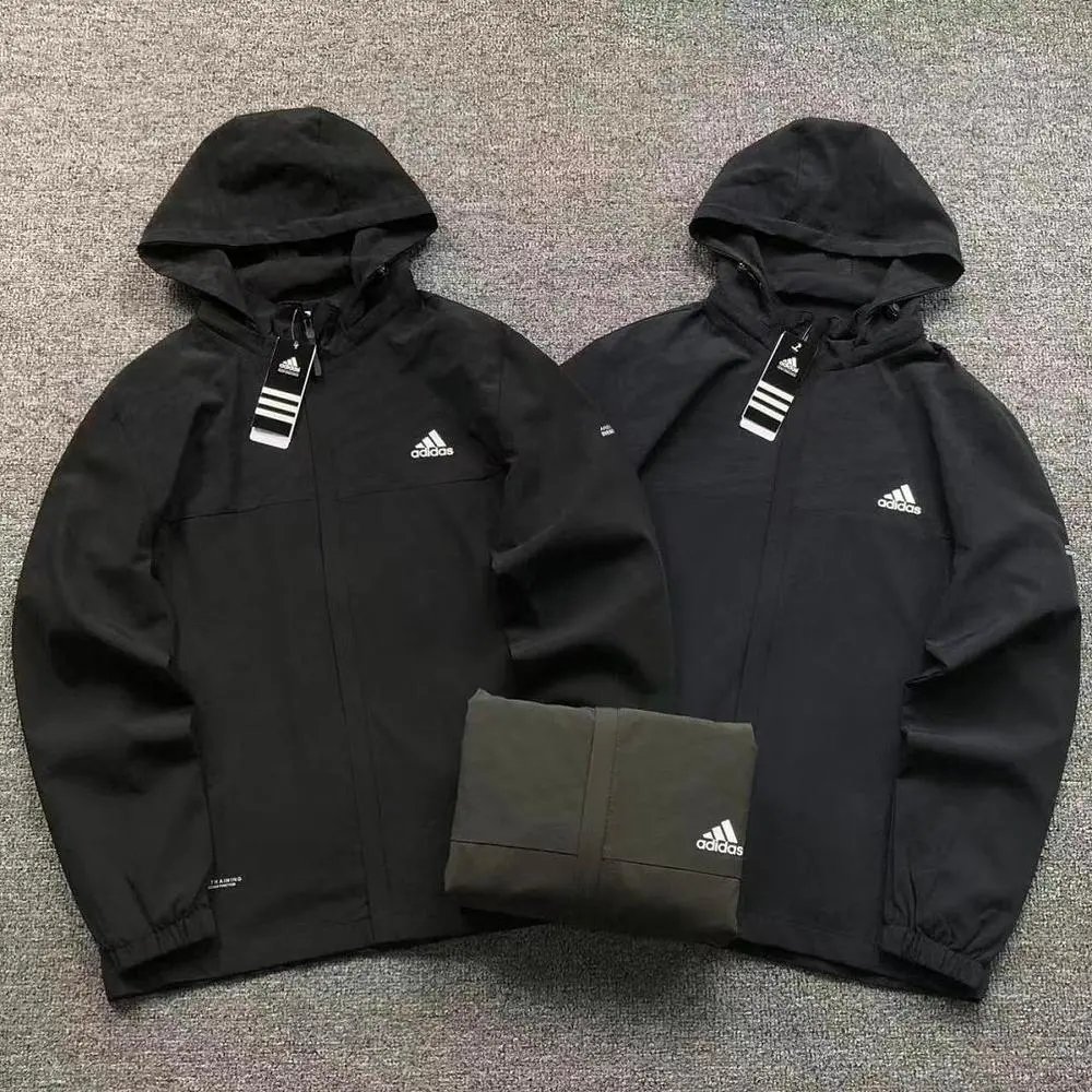 Adidas hooded windbreaker jacket — W2CFinds curated find