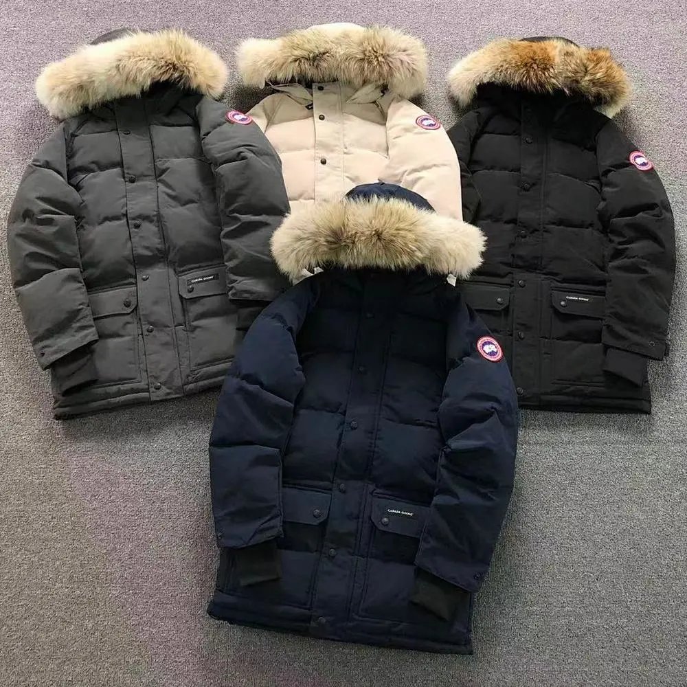 Canada Goose fur hood parka down jacket — W2CFinds curated find