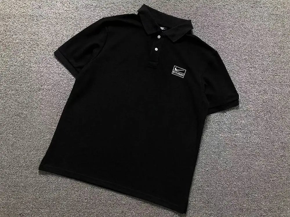Nike Shirts Short-Sleeve Polo Shirt with Stüssy Chest Patch image 5