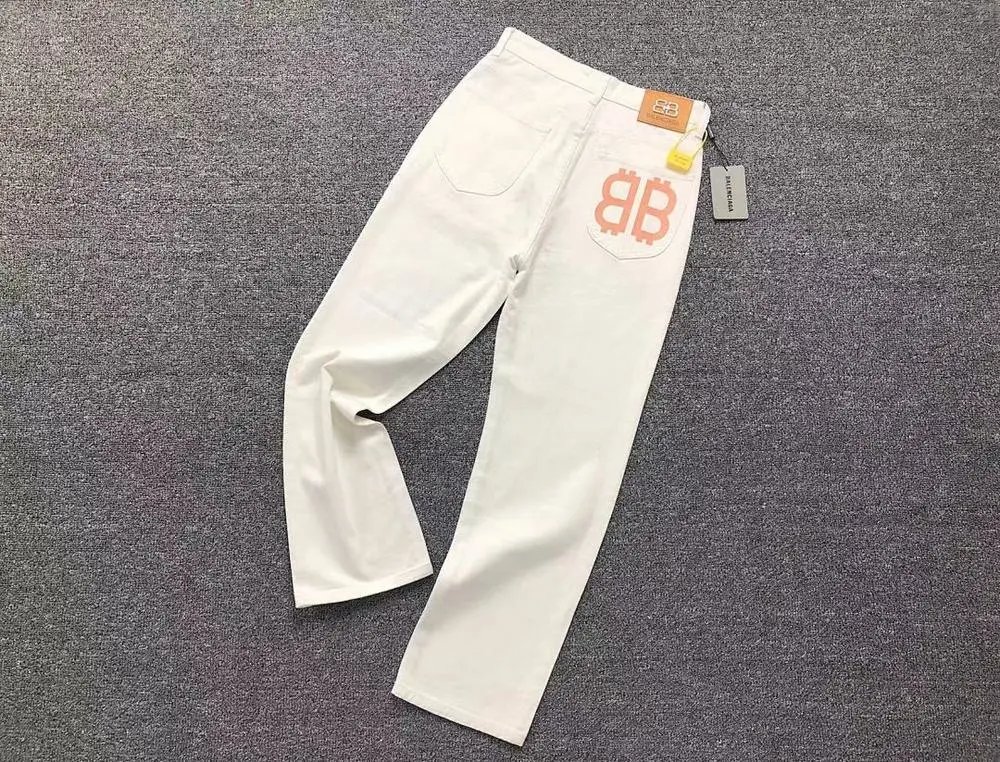 Balenciaga Jeans Wide-Leg with BB Back-Pocket Logo image 3