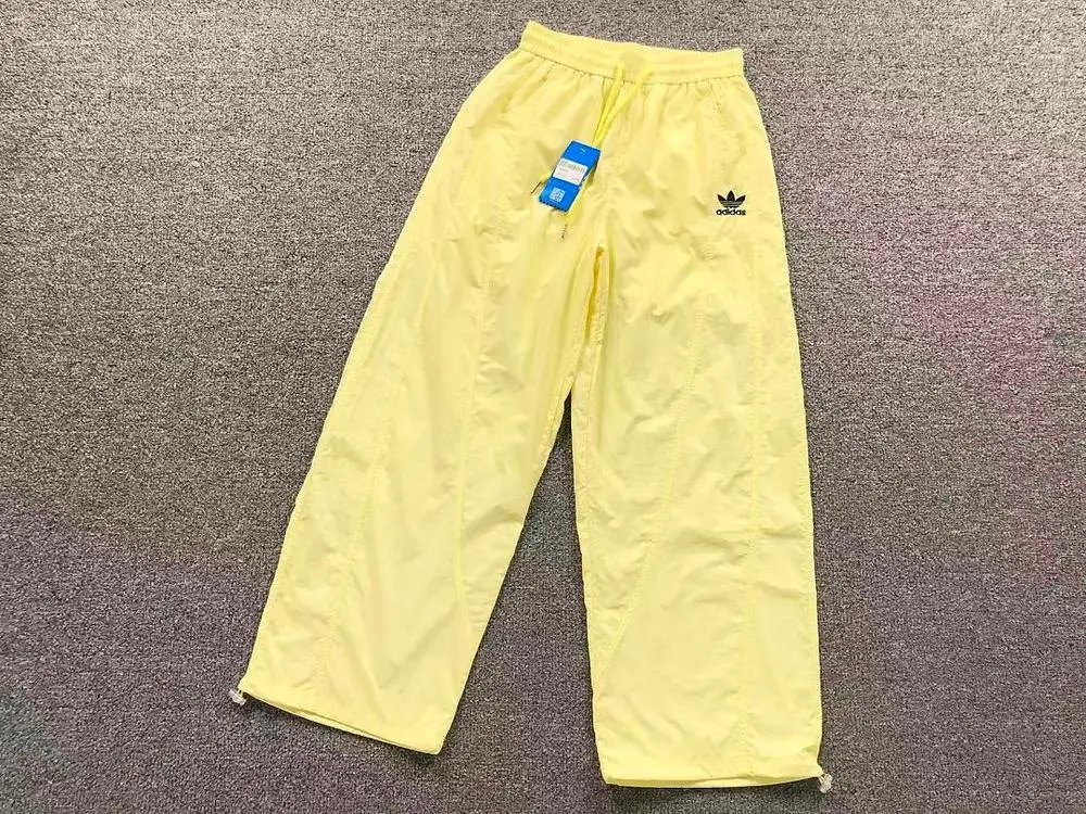 adidas Trousers Wide-leg drawstring wind pants image 3