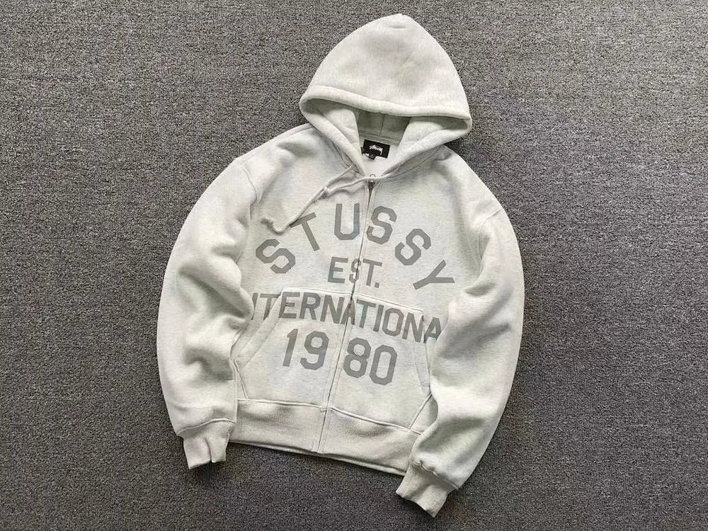 Stüssy Hoodies & Sweatshirts Zip-Up Logo Hoodie image 2