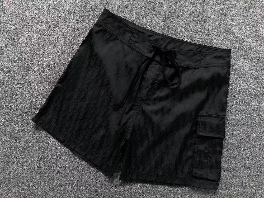 Dior Shorts Oblique-pattern drawstring cargo image 4