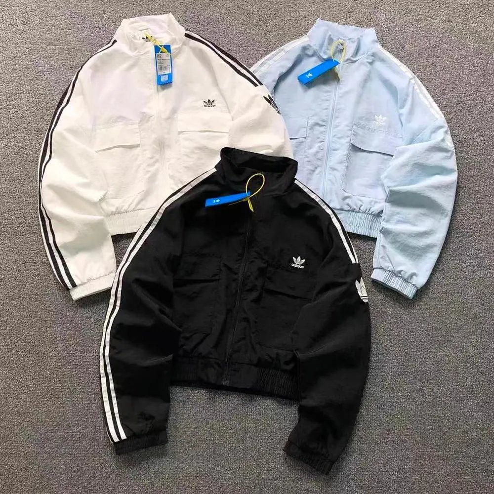 Adidas cropped stand collar jacket — W2CFinds curated find
