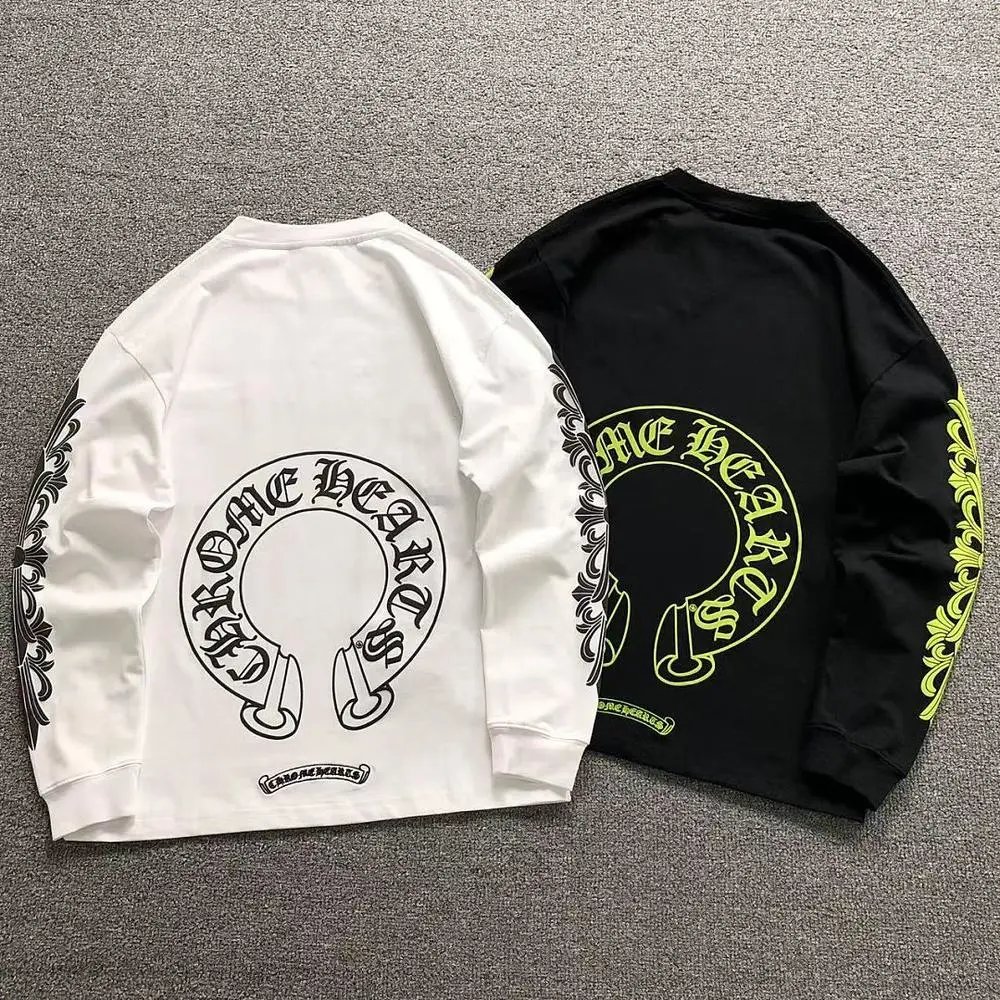 Chrome Hearts horseshoe print long sleeve tee — W2CFinds curated find