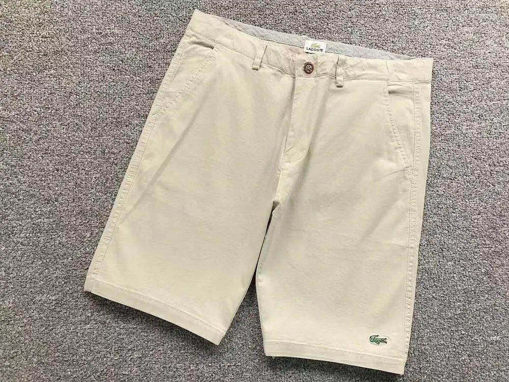 Lacoste Shorts Cotton chino with crocodile logo patch image 4