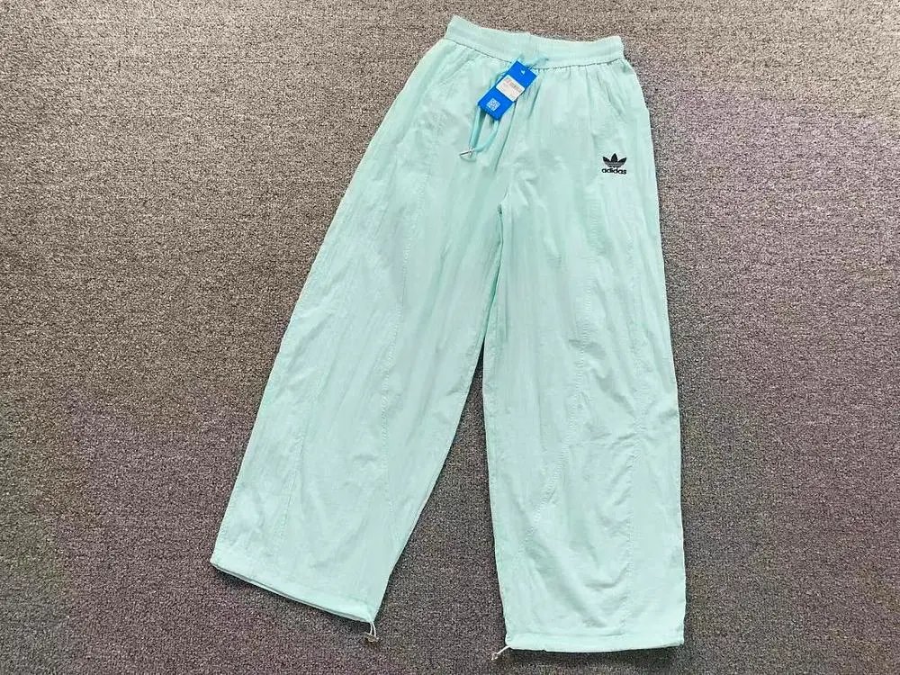 adidas Trousers Wide-leg drawstring wind pants image 4