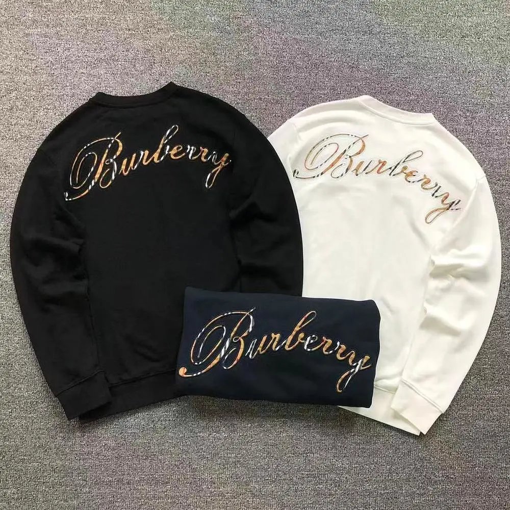 Burberry back‑script‑logo crew‑neck sweatshirt — W2CFinds curated find